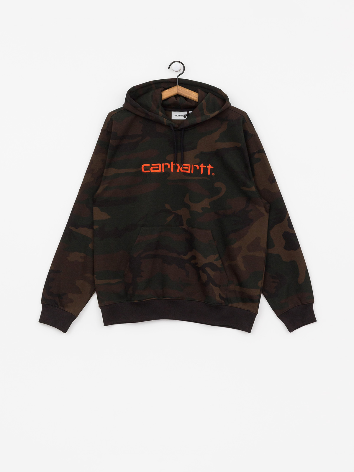 Carhartt WIP Carhartt HD Hoodie (camo evergreen/brick orange)