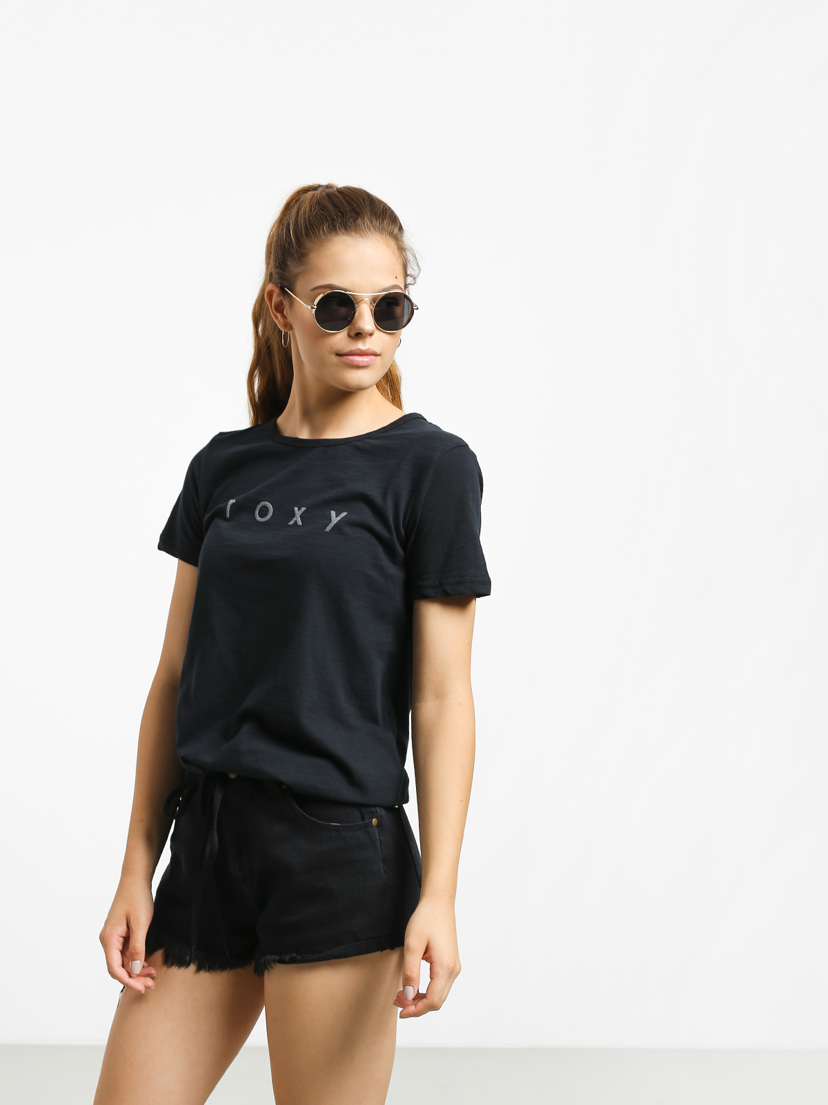 Roxy Red Sunset T-shirt Wmn (true black)