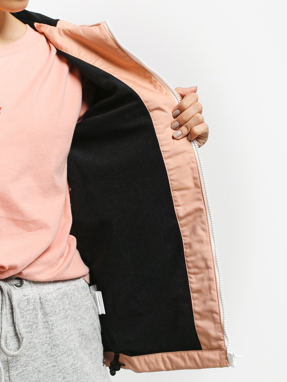 Dusty peach jacket best sale