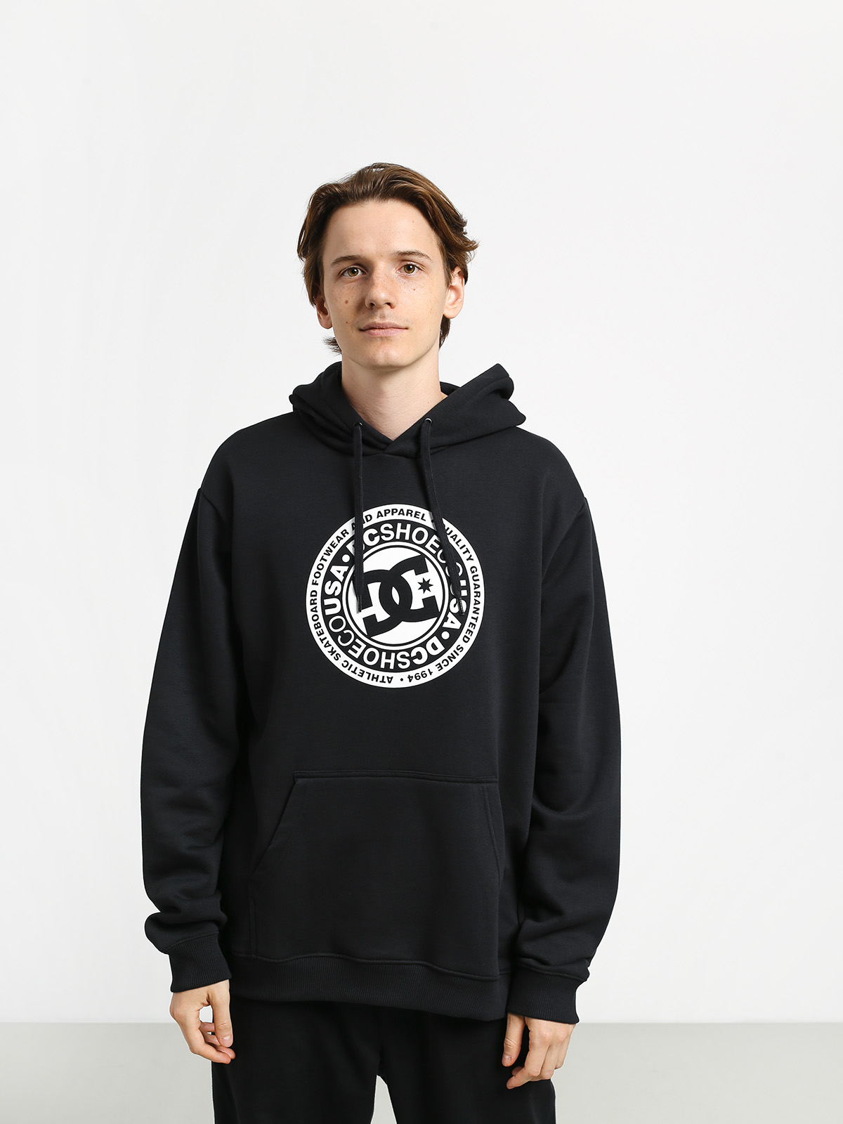 DC Circle Star HD Hoodie (black/white)