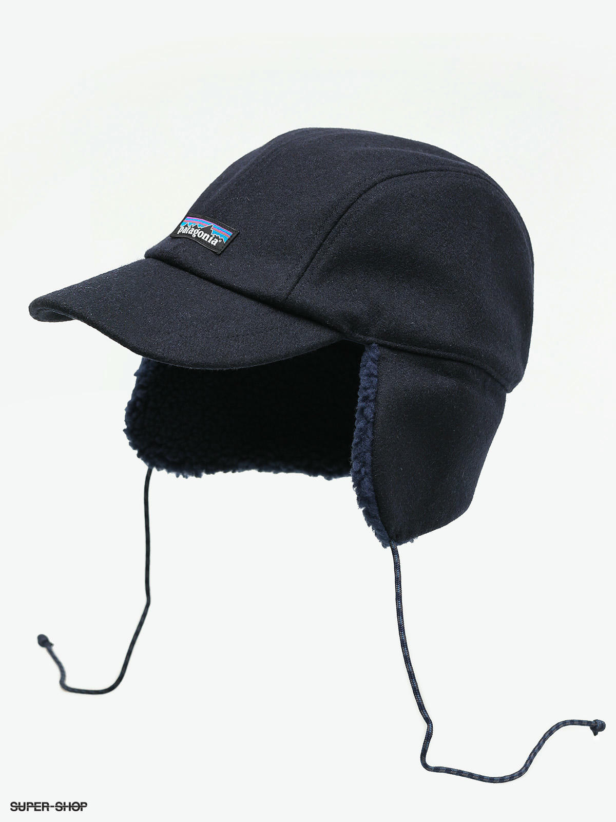 patagonia wool ear flap cap