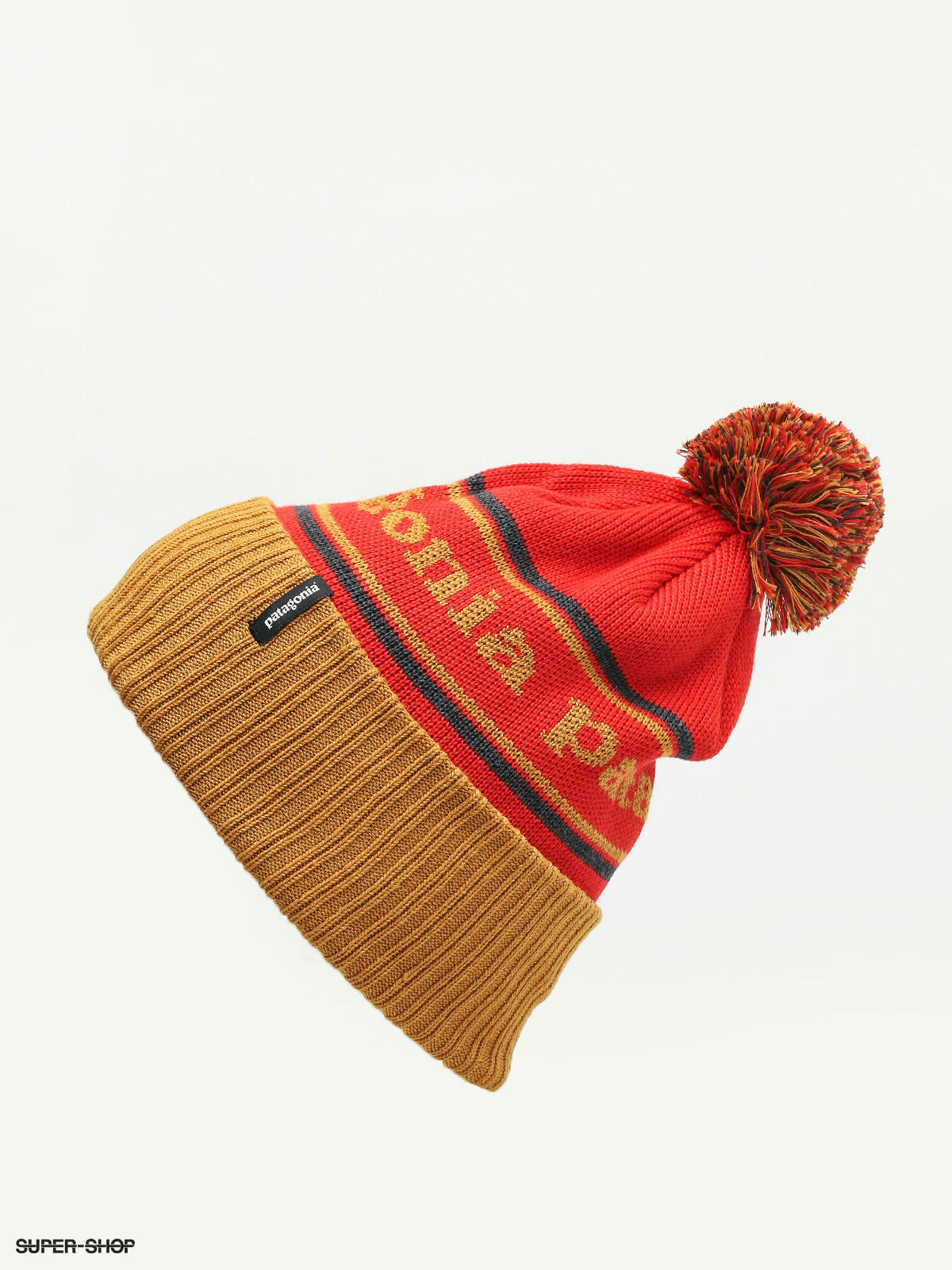 patagonia powder town beanie hammonds gold