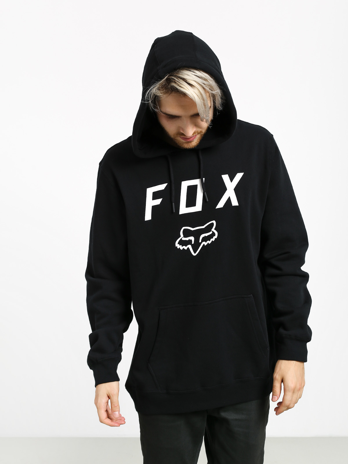 Fox Hoodie Legacy Moth HD (blk)