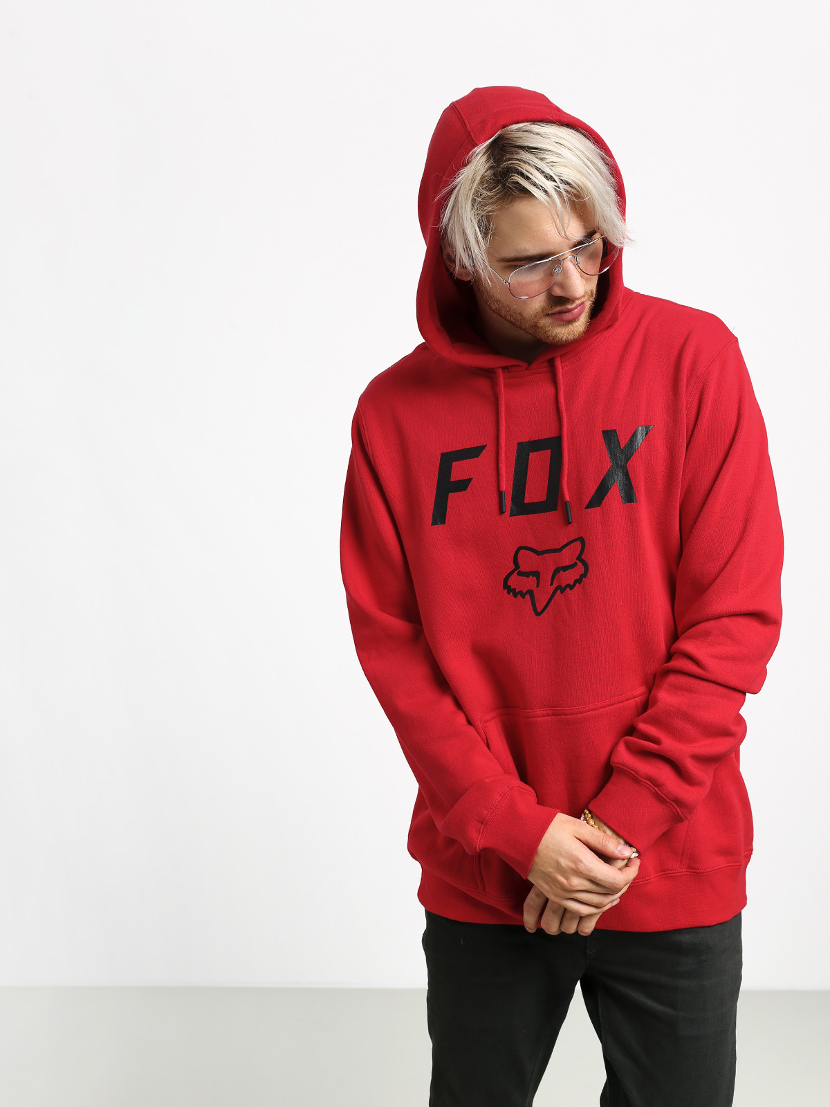 Fox Hoodie Legacy Moth HD (drk rd)