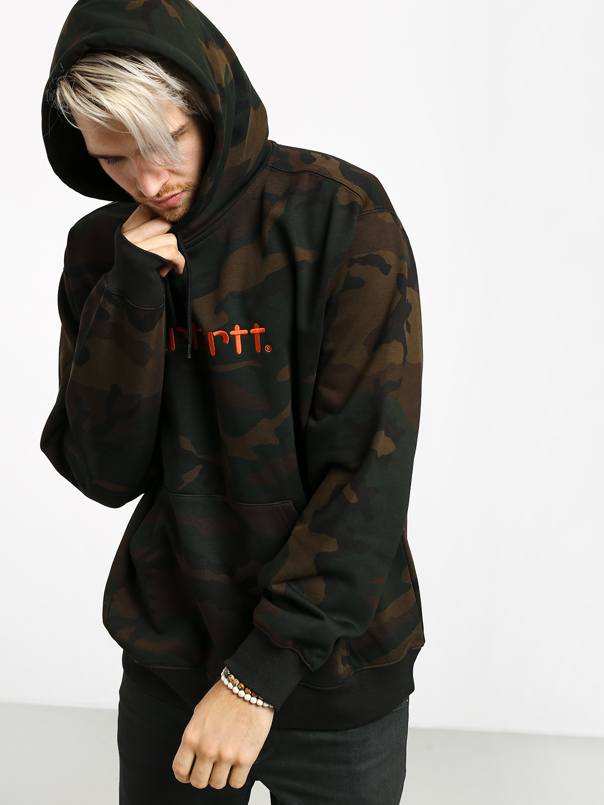 Carhartt WIP Carhartt HD Hoodie (camo evergreen/brick orange)