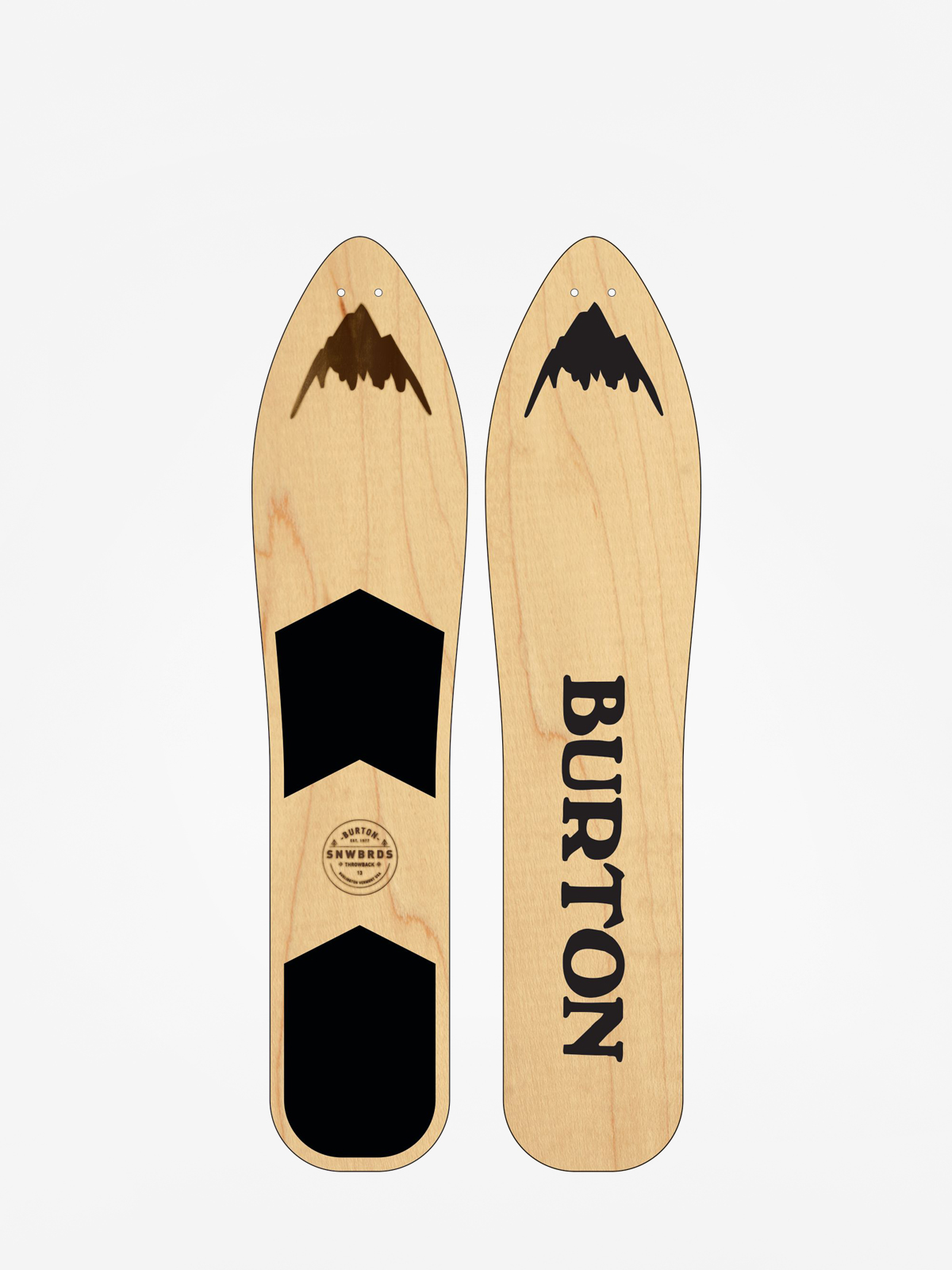 Mens Burton The Throwback Snowboard (multi)