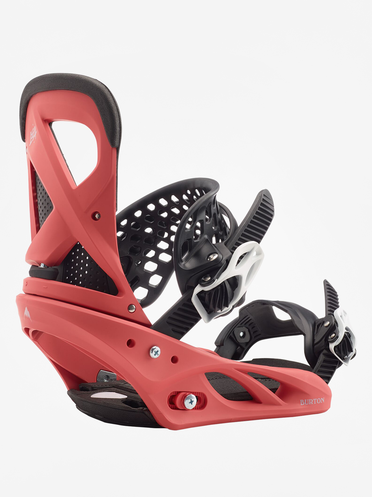 Womens Burton Lexa Snowboard bindings (electric coral)
