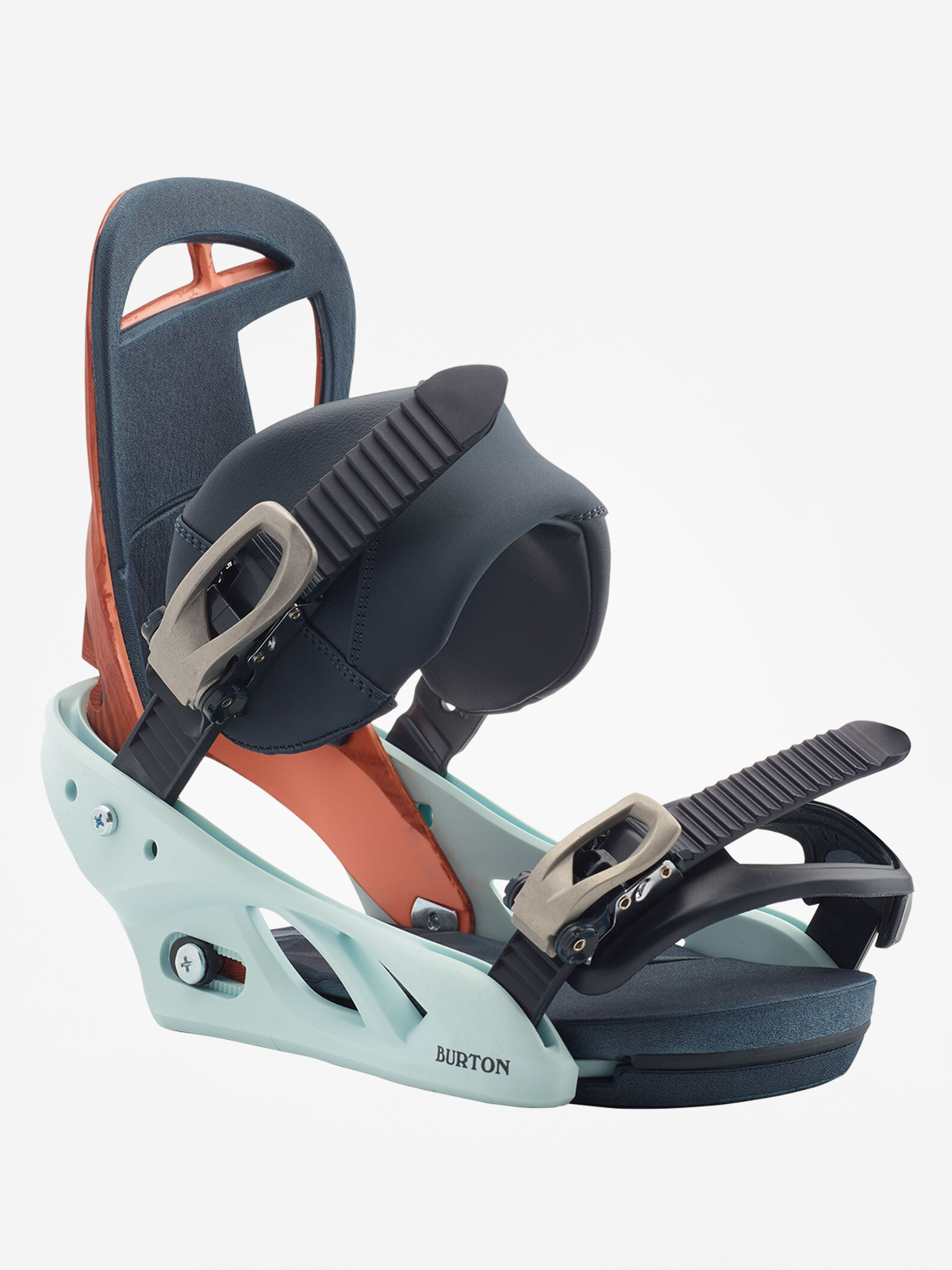 Womens Burton Scribe Snowboard bindings (wood grain jane)