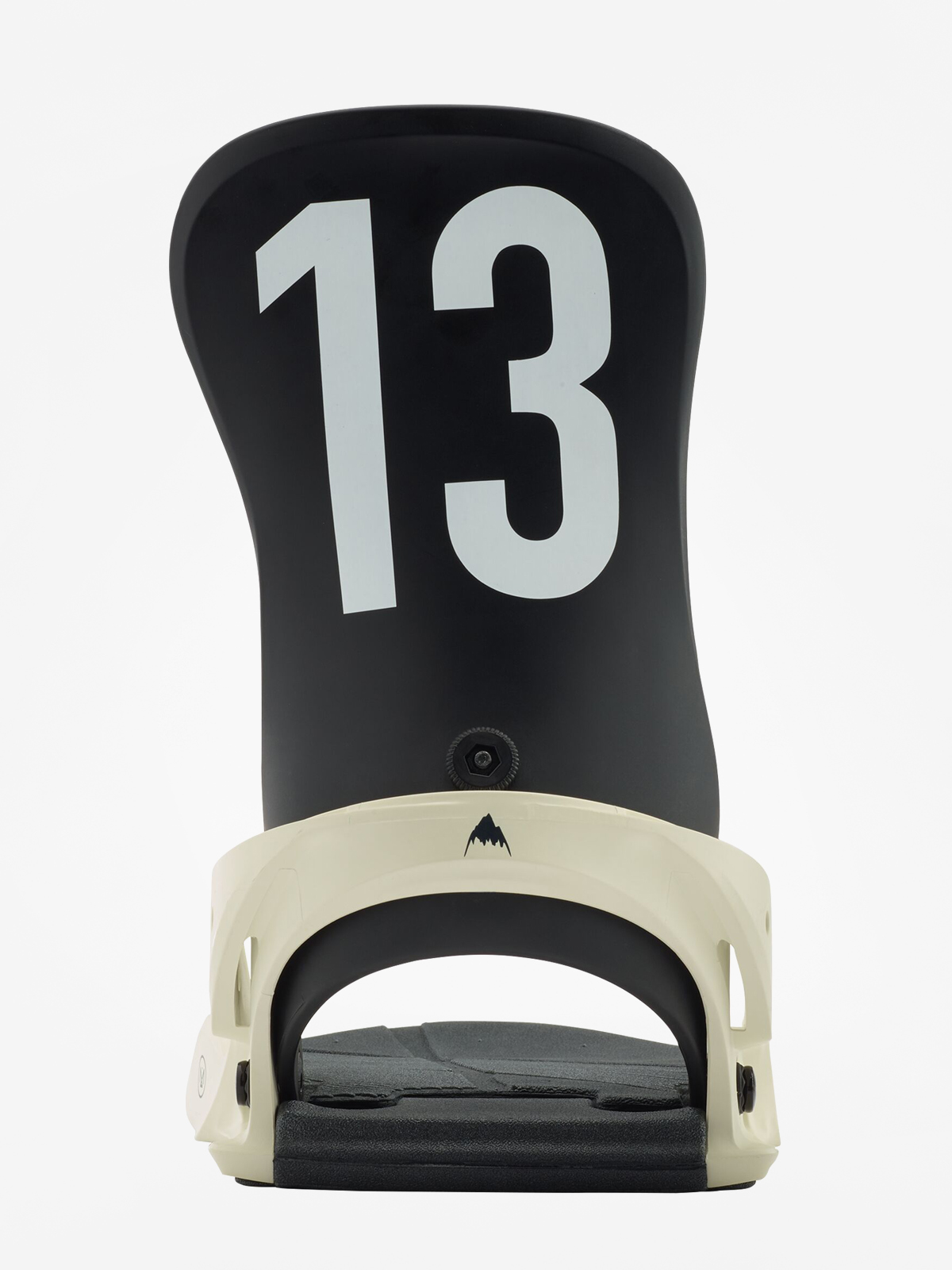 Mens Burton Mission Snowboard bindings (off white/black)