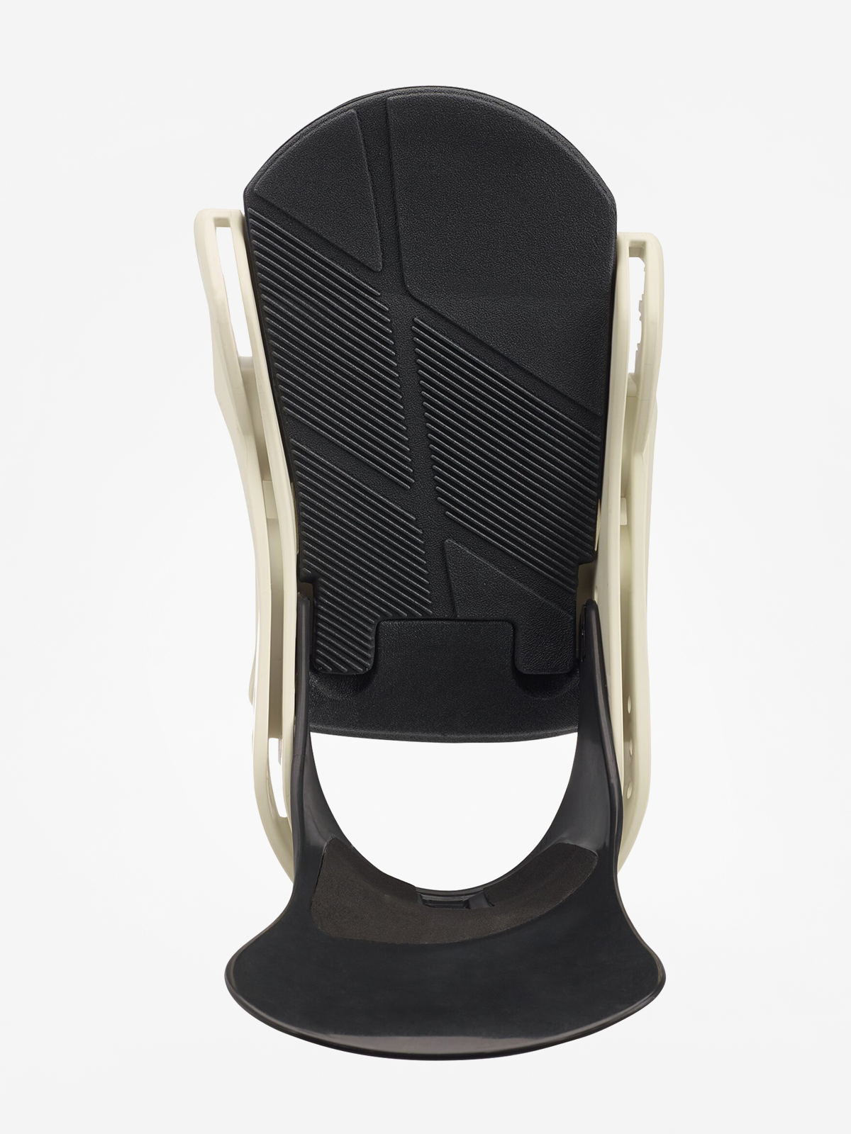 Mens Burton Mission Snowboard bindings (off white/black)