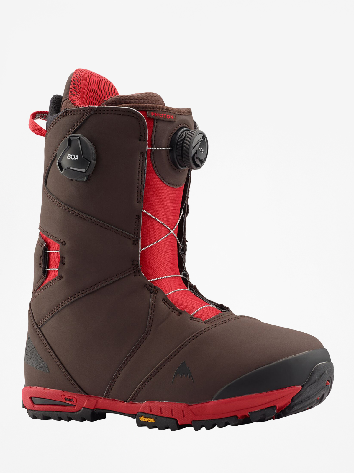 red snowboard boots