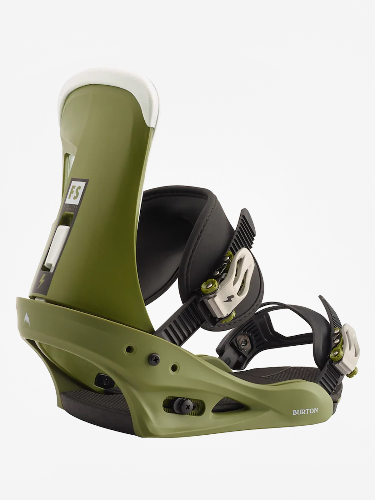 Mens Burton Freestyle Snowboard bindings (camp on green)