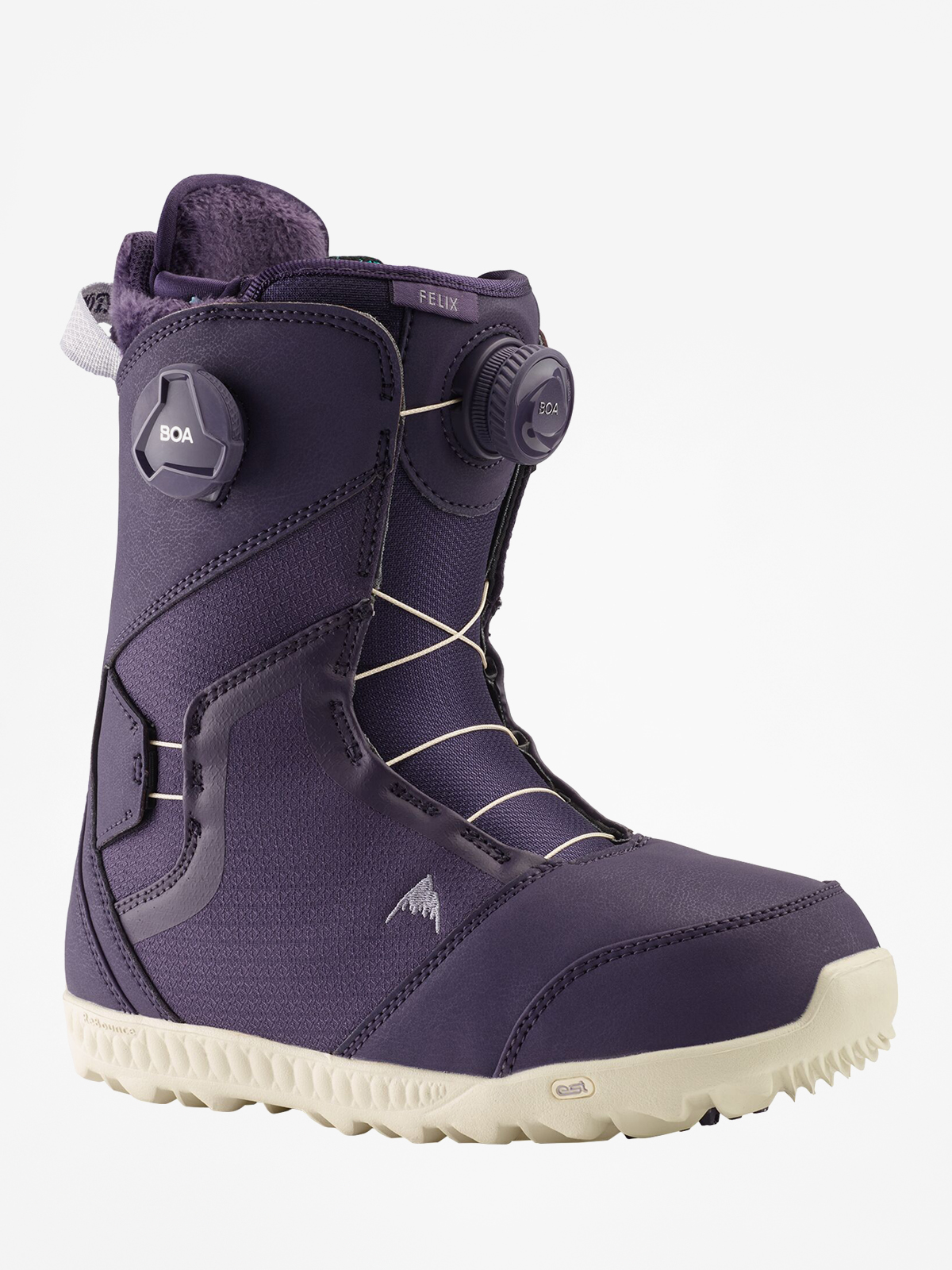 Womens Burton Felix Boa Snowboard boots (purple velvet)