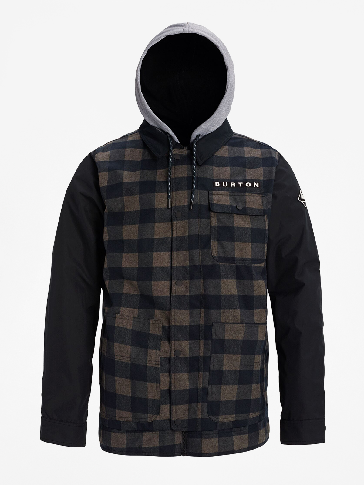 Mens Burton Dunmore Snowboard jacket (true black htr buff)