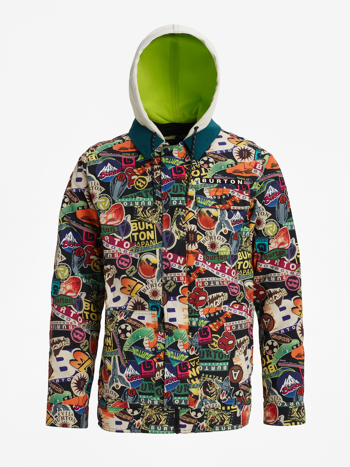 Mens Burton Dunmore Snowboard jacket (stickers)
