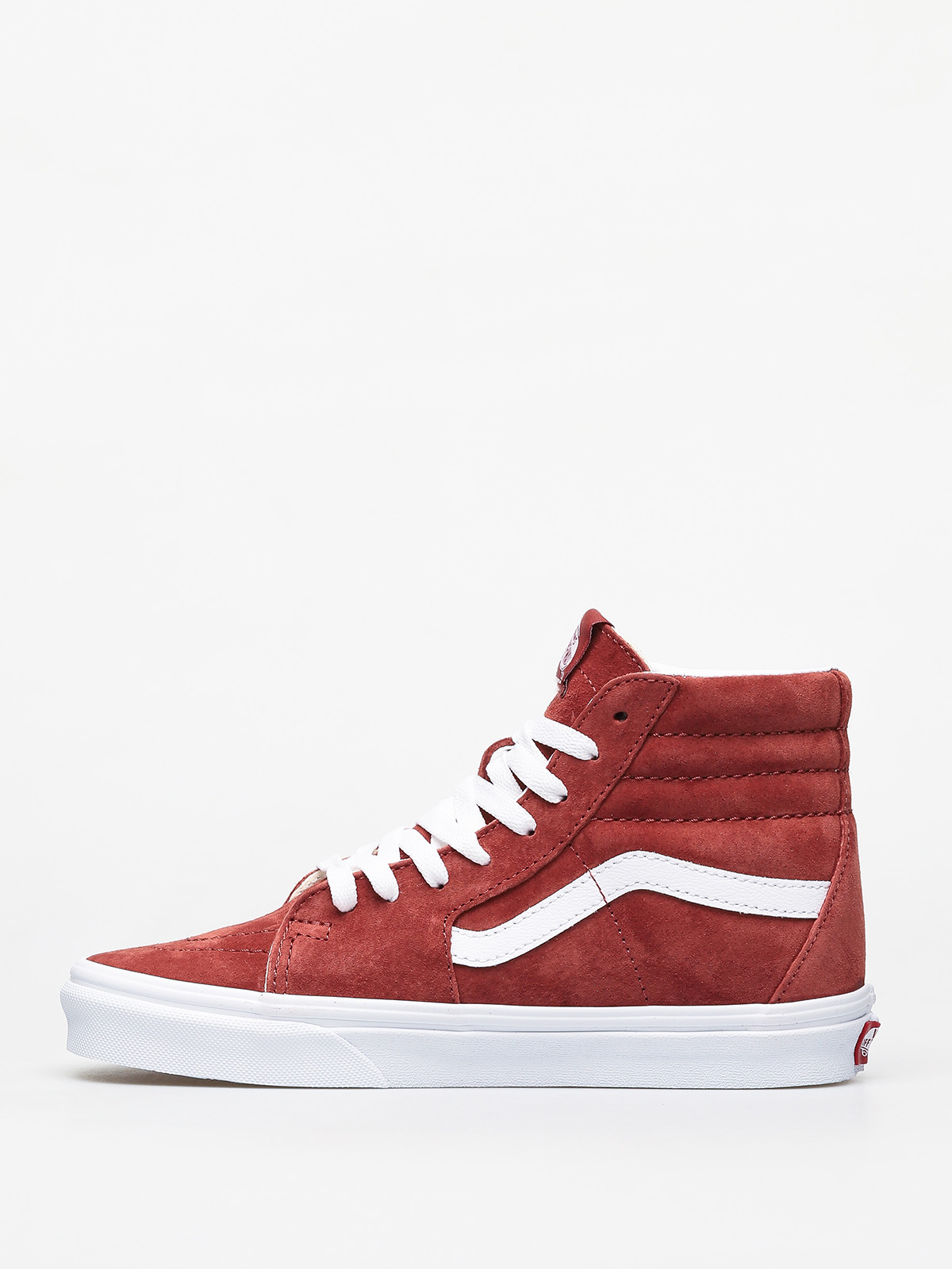 Vans Sk8 Hi Schuhe (pig suede/brnt brcktrwht)