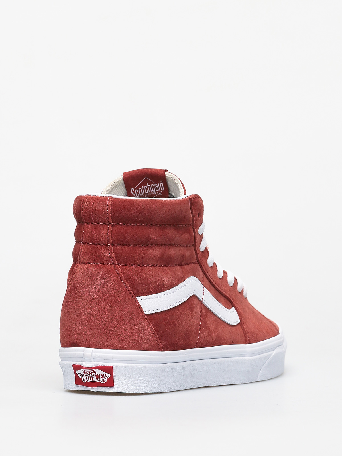 Vans Sk8 Hi Schuhe (pig suede/brnt brcktrwht)