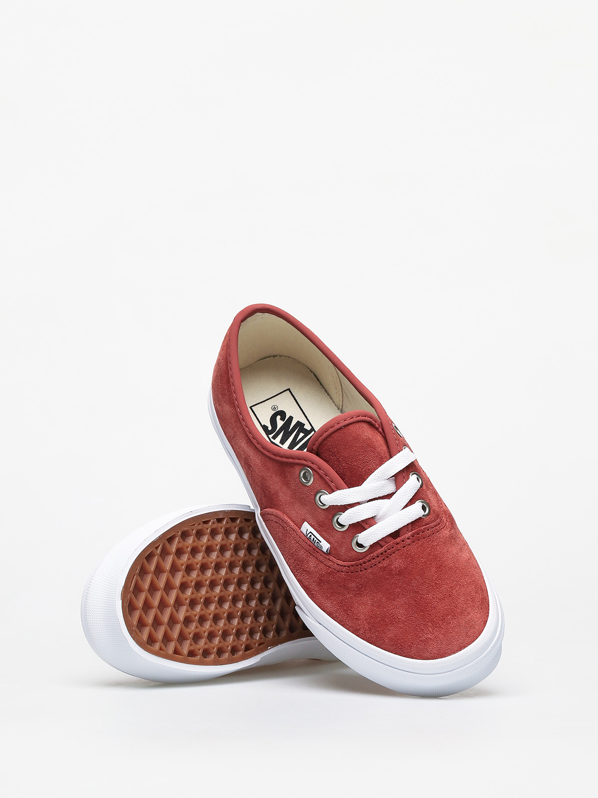 vans red suede shoes