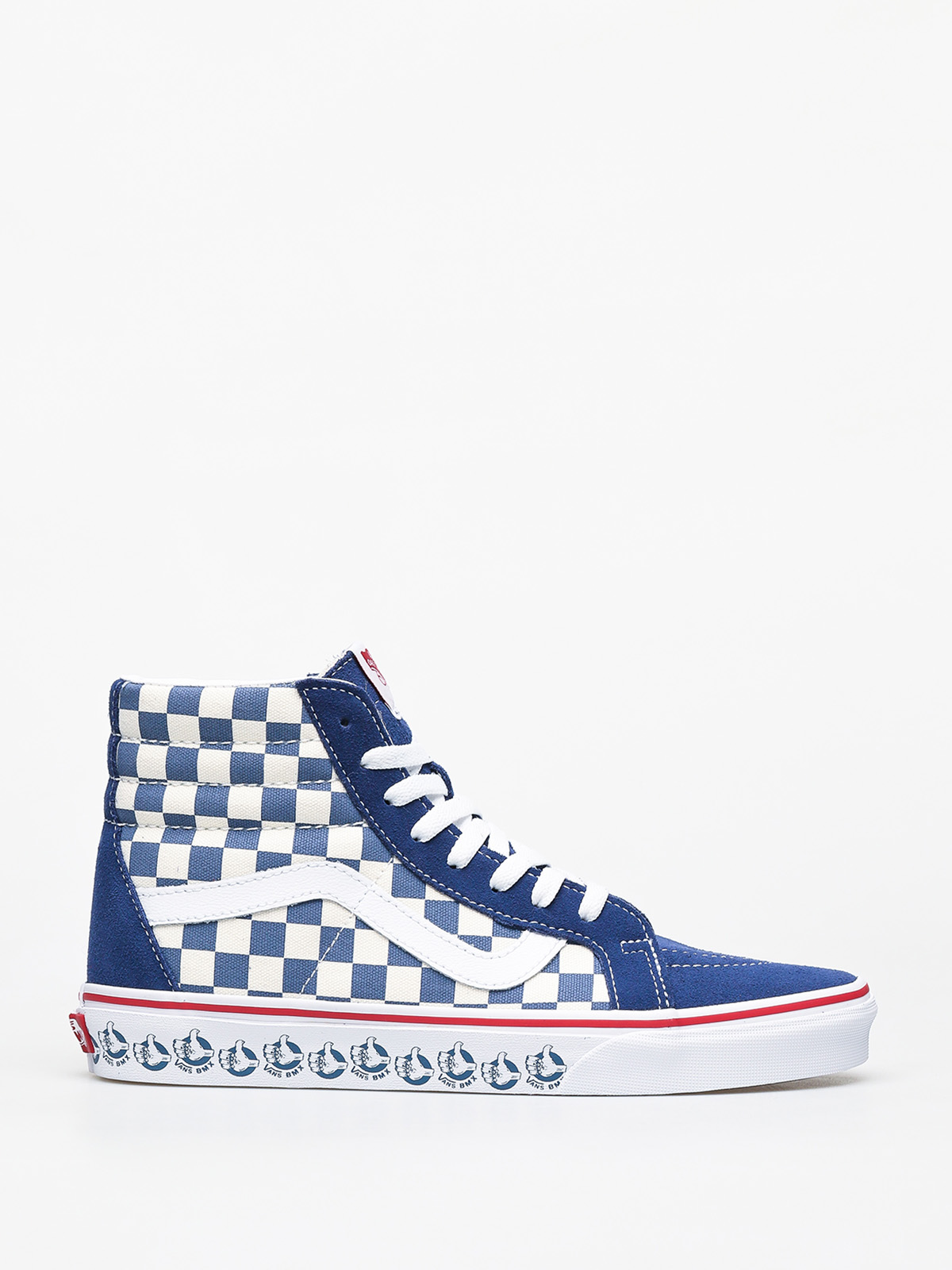Vans Sk8 Hi Reissue Shoes - navy blue (vans bmx/true navy/white) display picture 2
