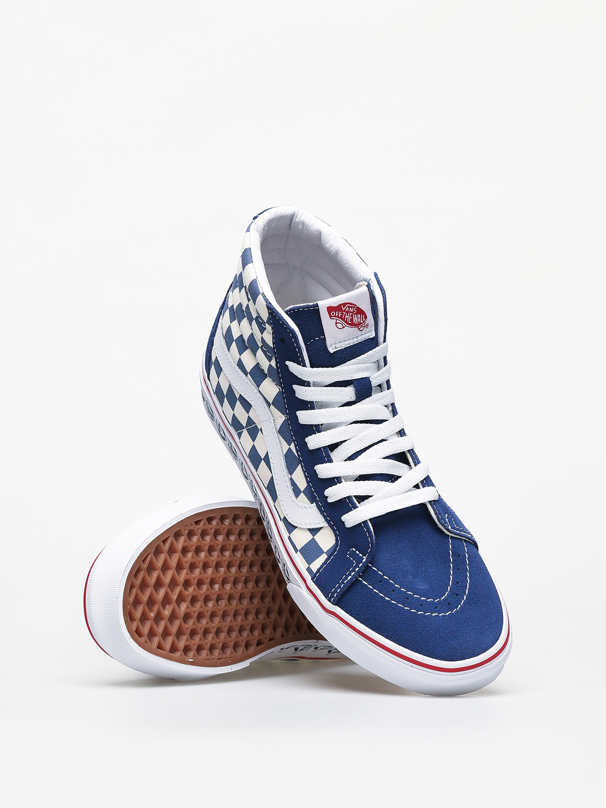 Vans Sk8 Hi Reissue Shoes navy blue (vans bmx/true navy/white)