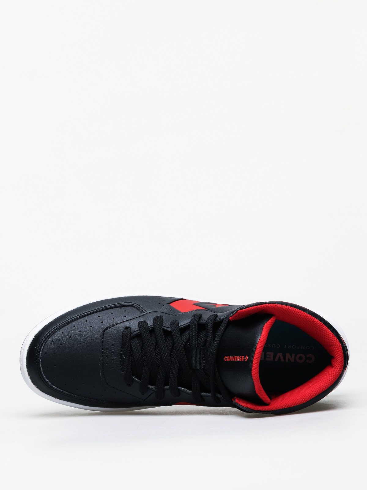 converse rival mid black