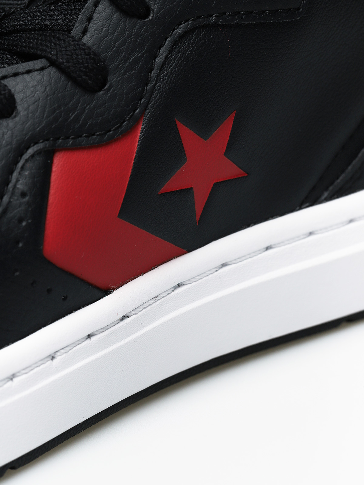Converse Rival Mid Shoes (black/enamel red)