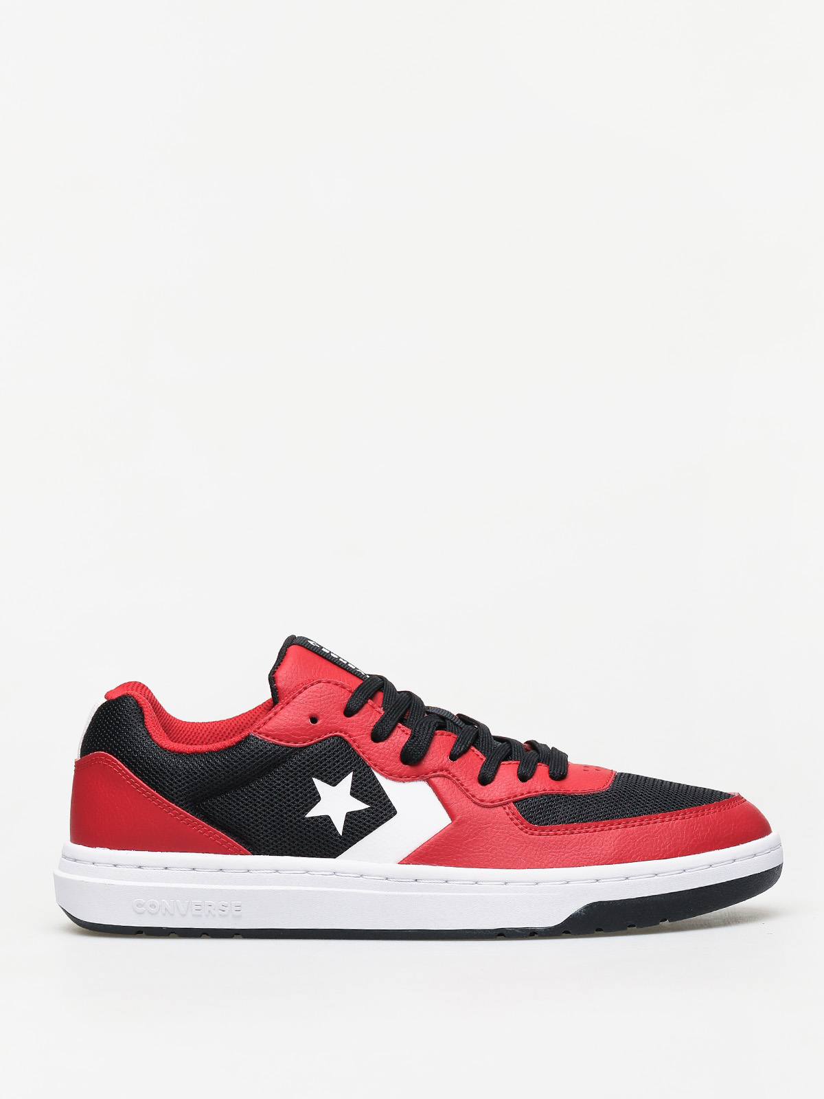converse red white black