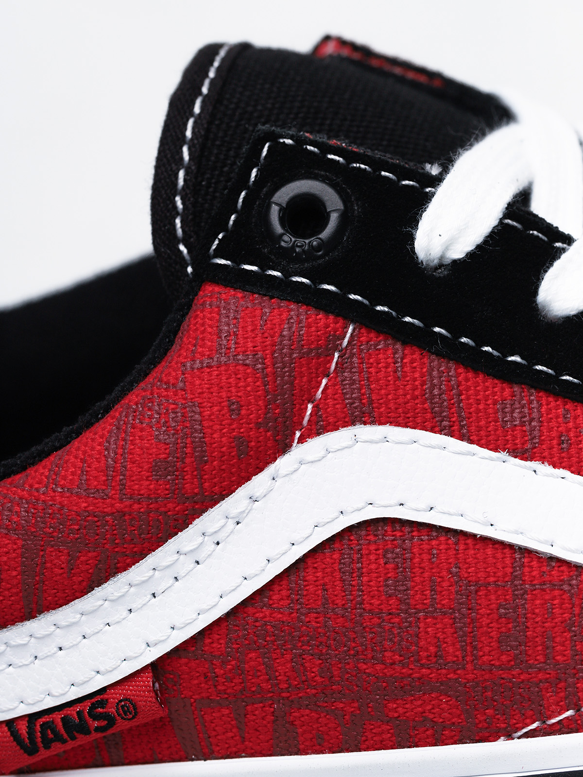 Vans X Baker Old Skool Pro Shoes (black/white/red)