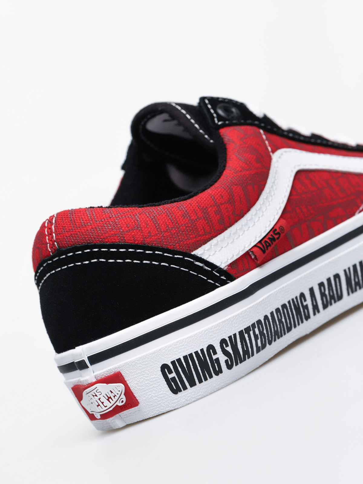Vans X Baker Old Skool Pro Shoes (black/white/red)