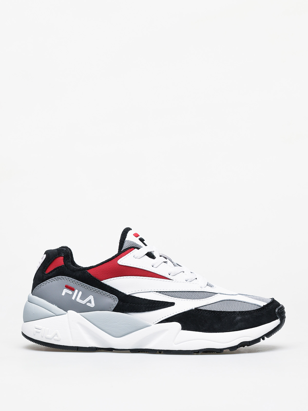 Fila V94M Low Shoes (black/white/fila red)