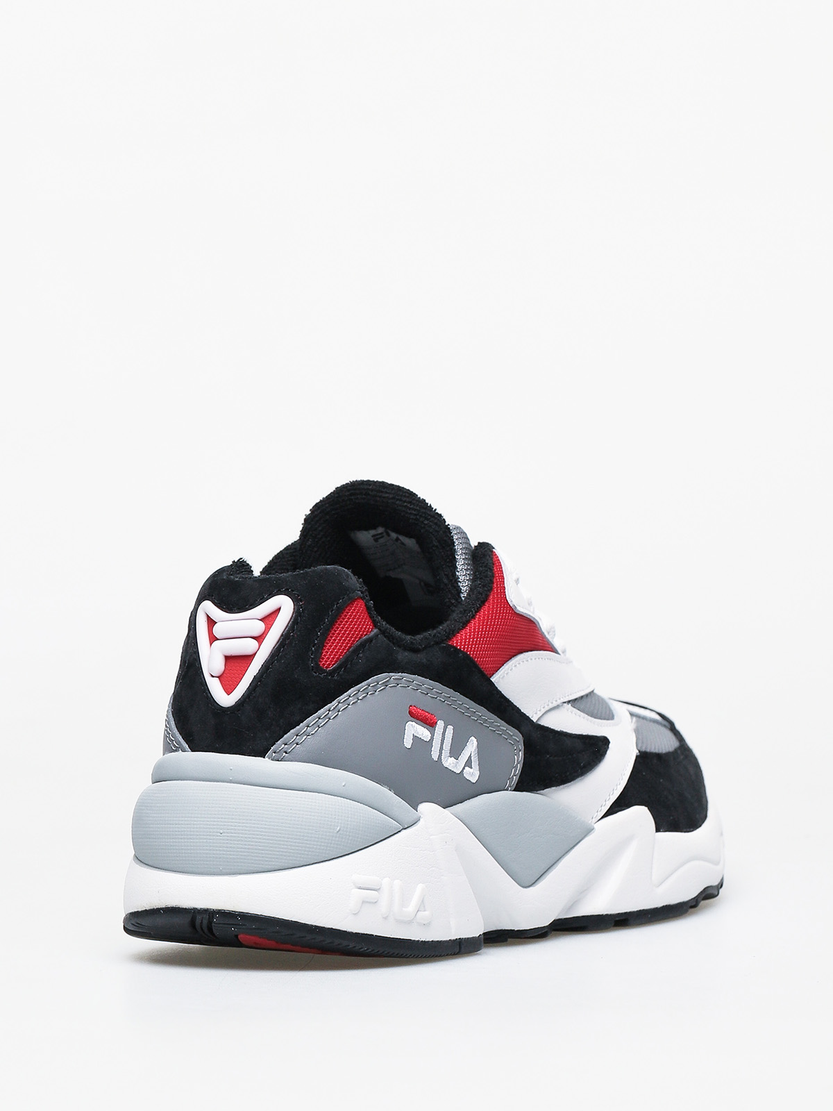 Fila V94M Low Shoes (black/white/fila red)