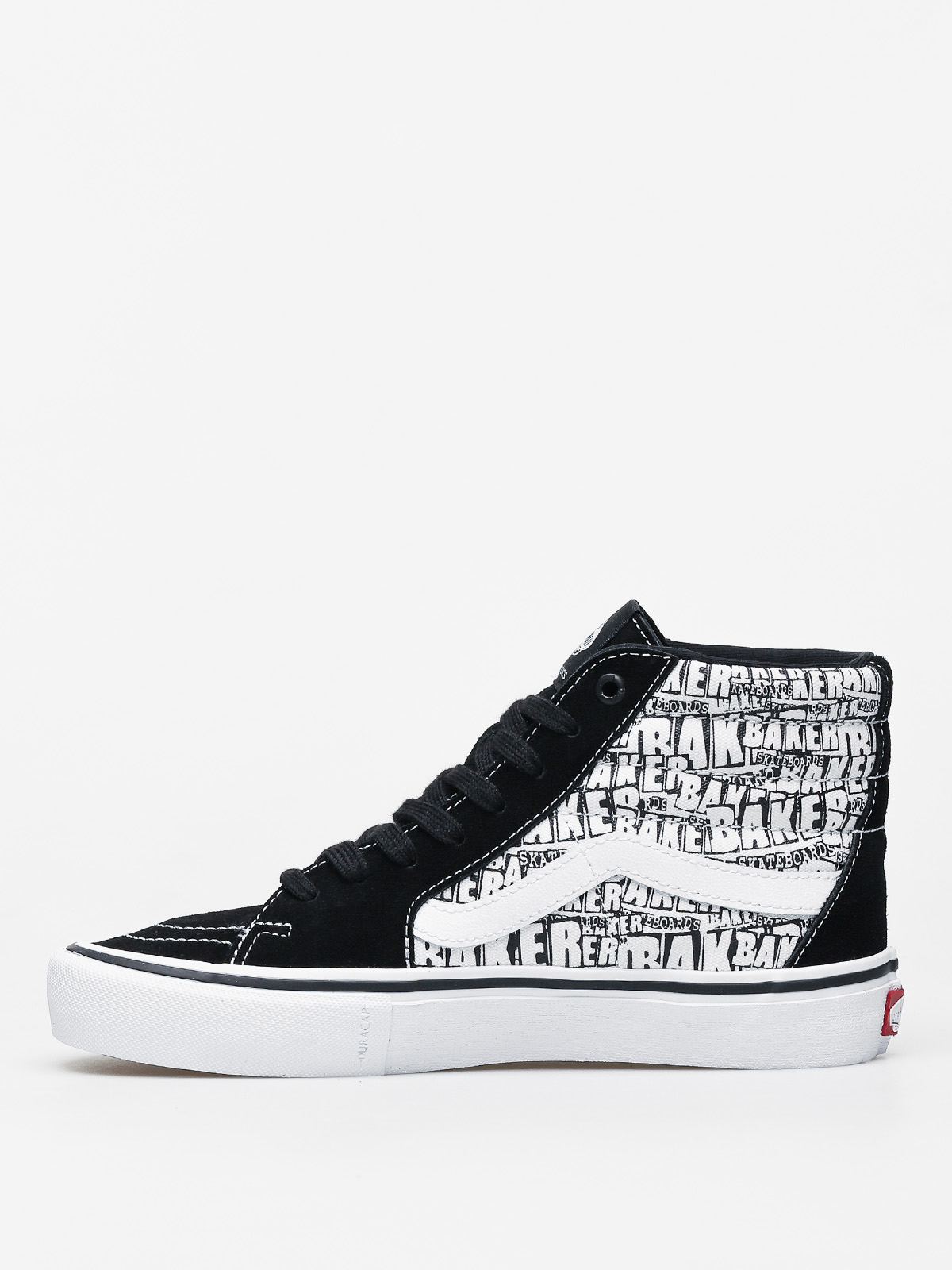 Vans X Baker Sk8 Hi Pro Shoes (black/white)