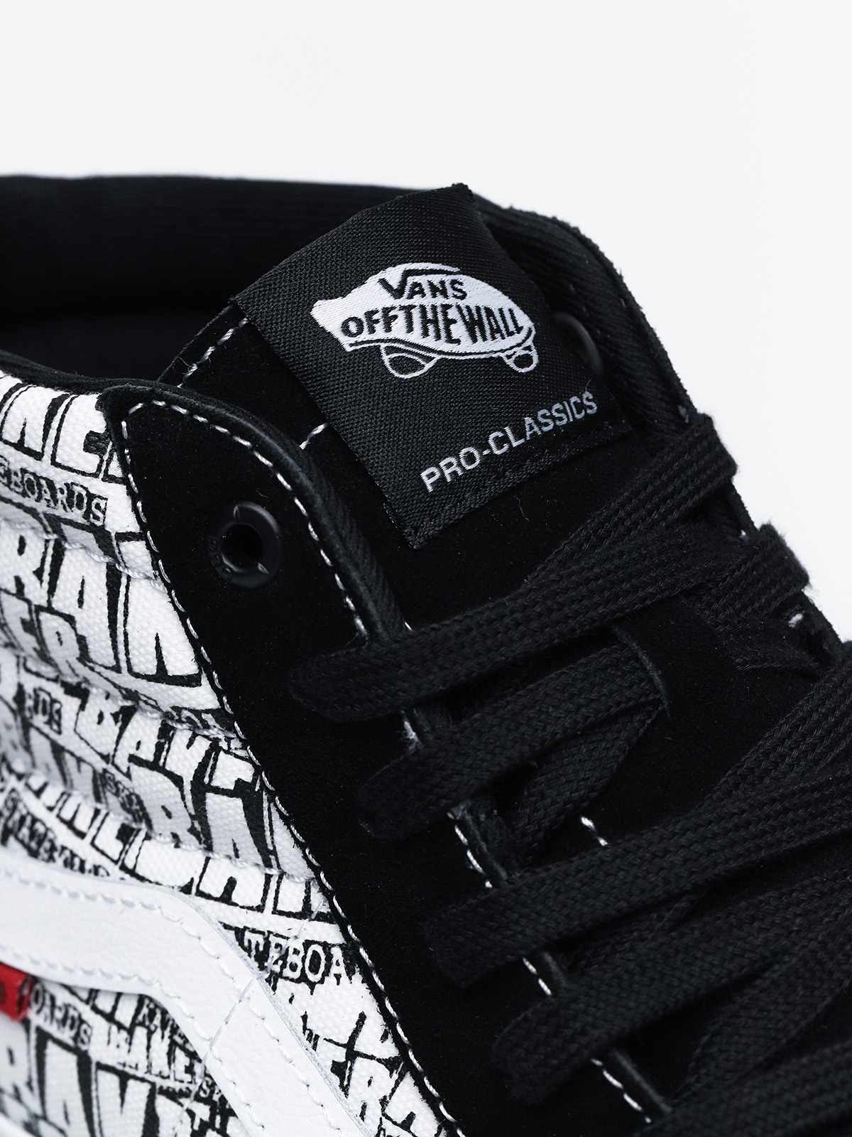 Vans X Baker Sk8 Hi Pro Shoes (black/white)
