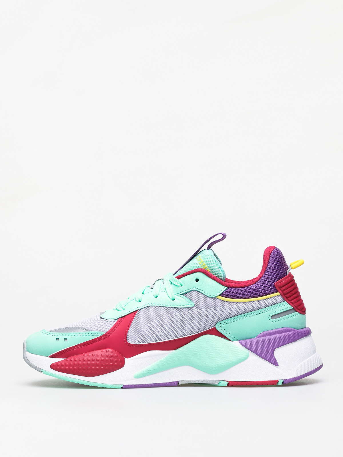 puma rsx purple green