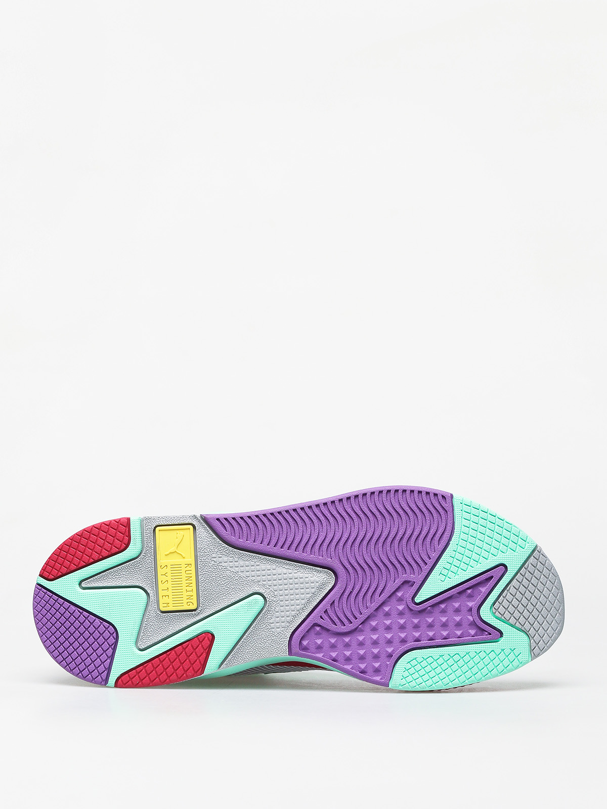 puma rsx purple green
