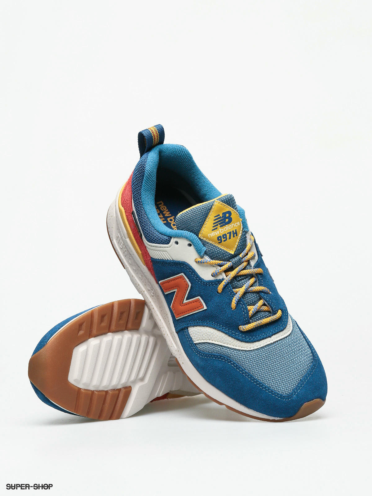 new balance 997 blue orange