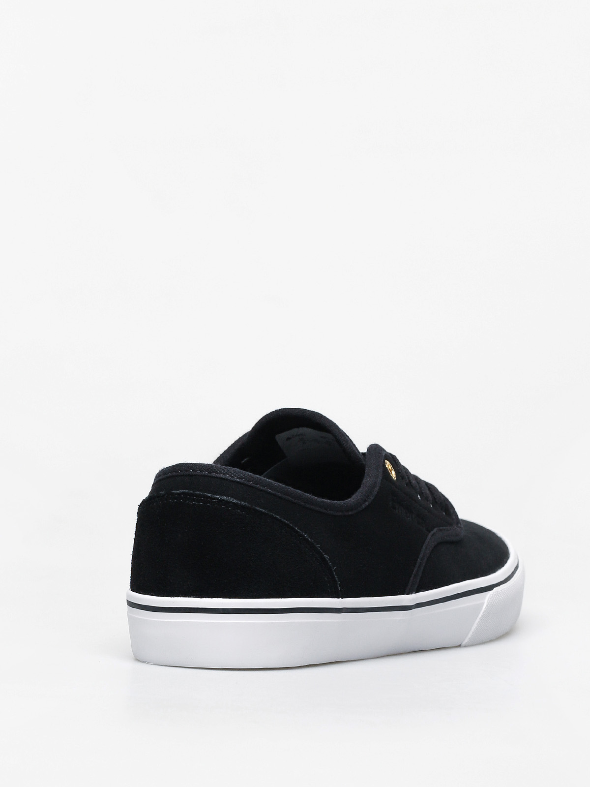 black white gold shoes