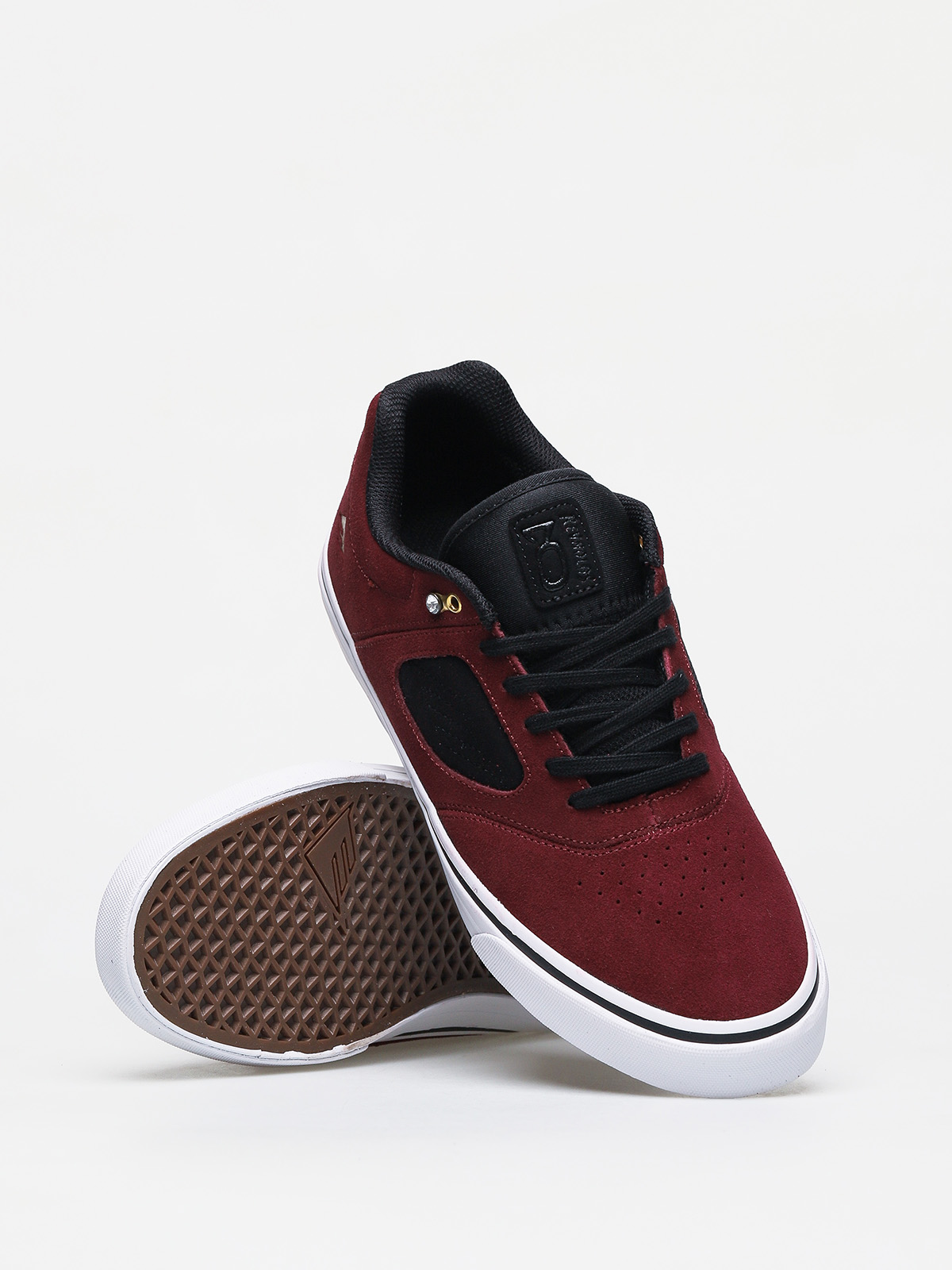 Emerica Reynolds 3 G6 Vulc Shoes (maroon/black/white)