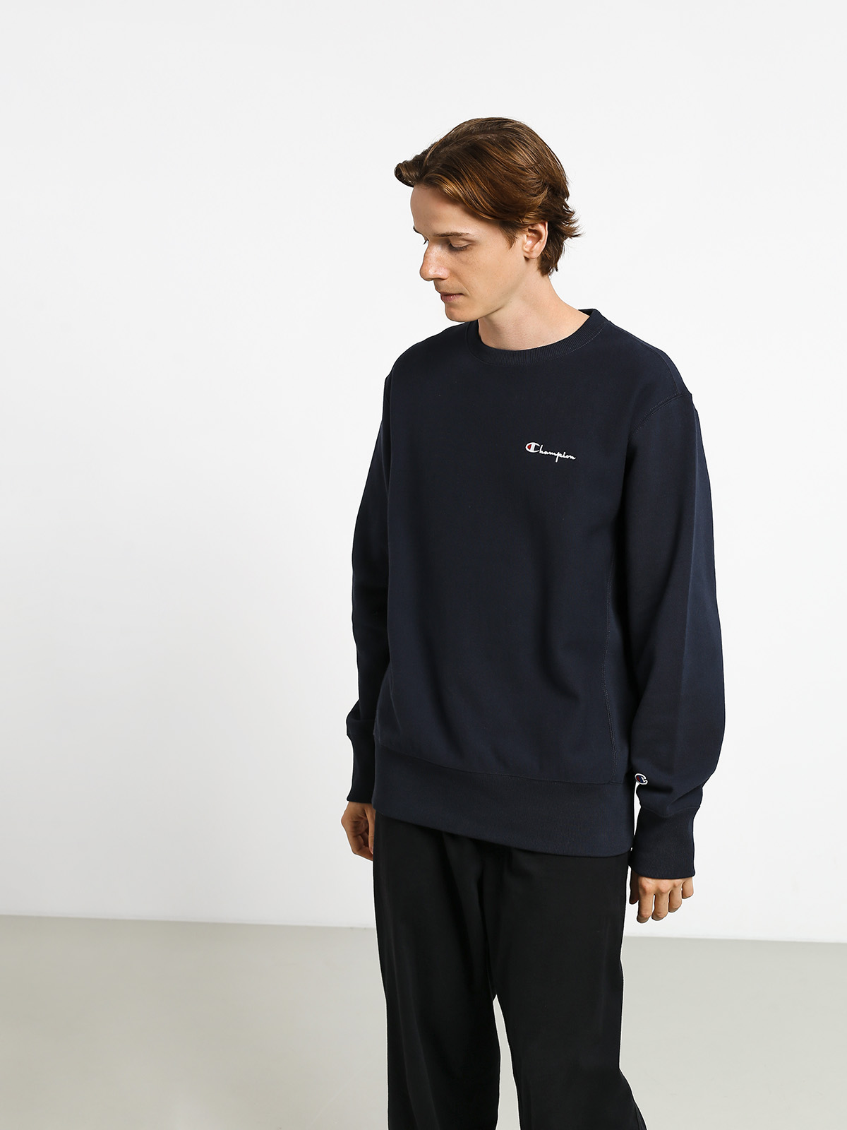 Champion Premium Reverse Weave Crewneck Left Chest Logo Sweatshirt (nny)