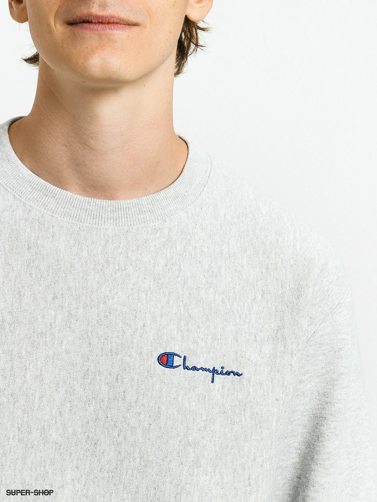 champion chest logo sweatshirt