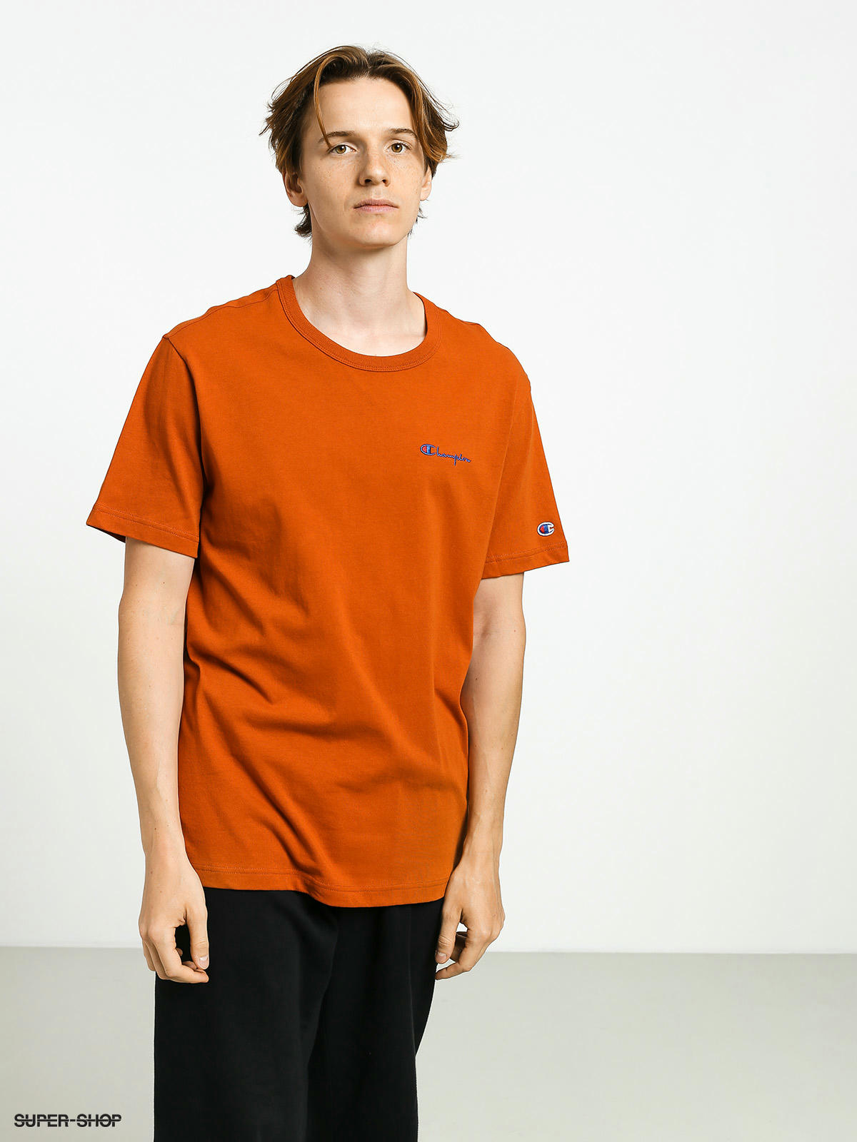 champion orange tshirt