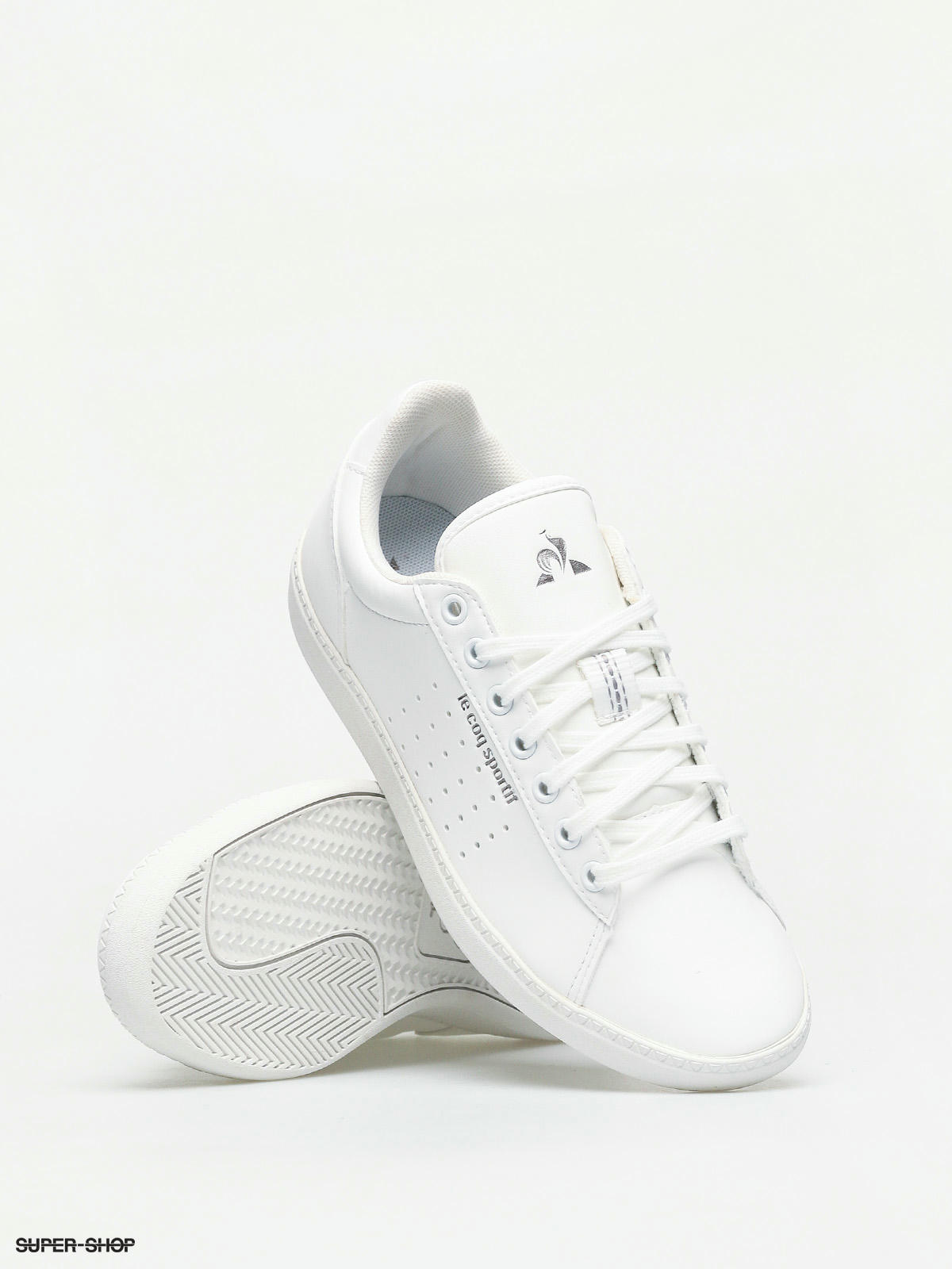 le coq white shoes