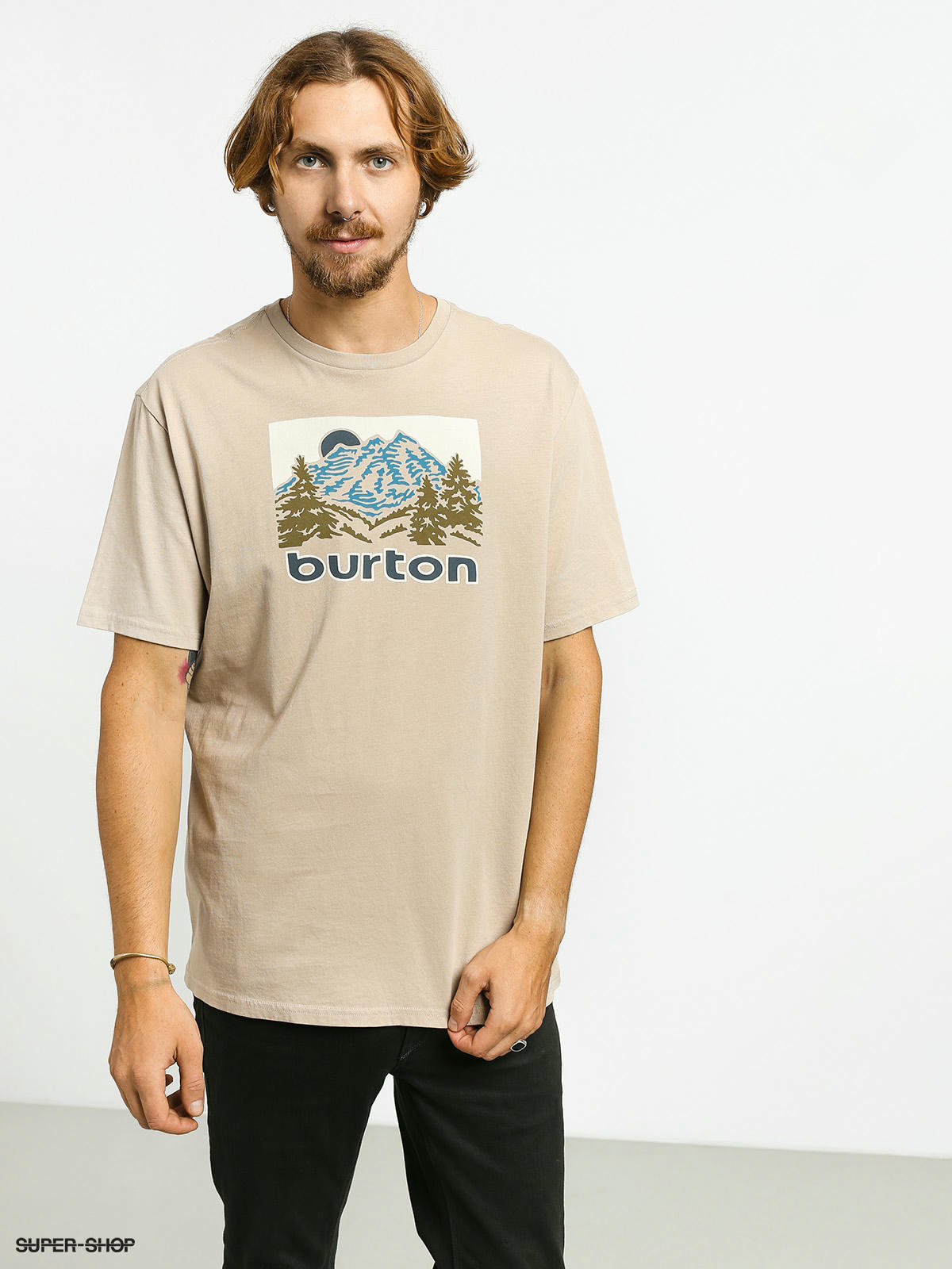 Burton Weir T shirt plaza taupe