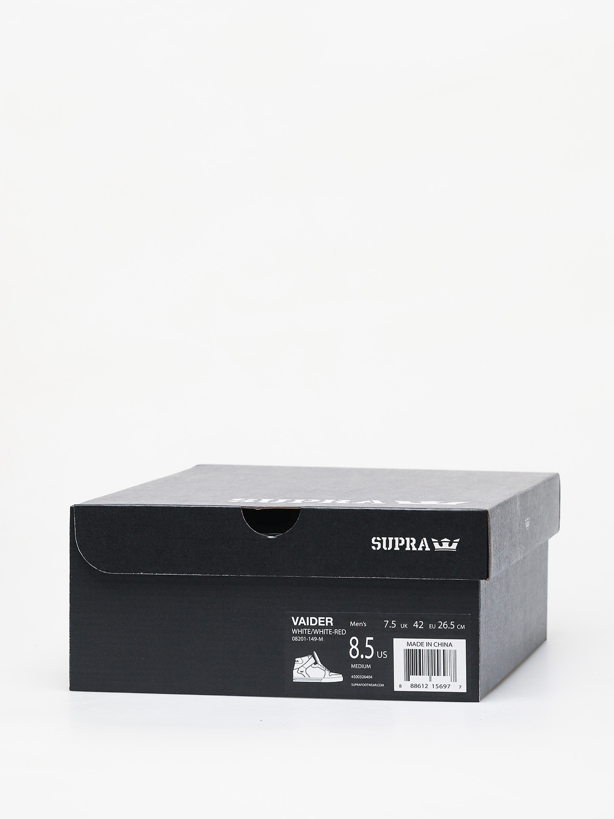 Supra Shoes Vaider (white/white red)