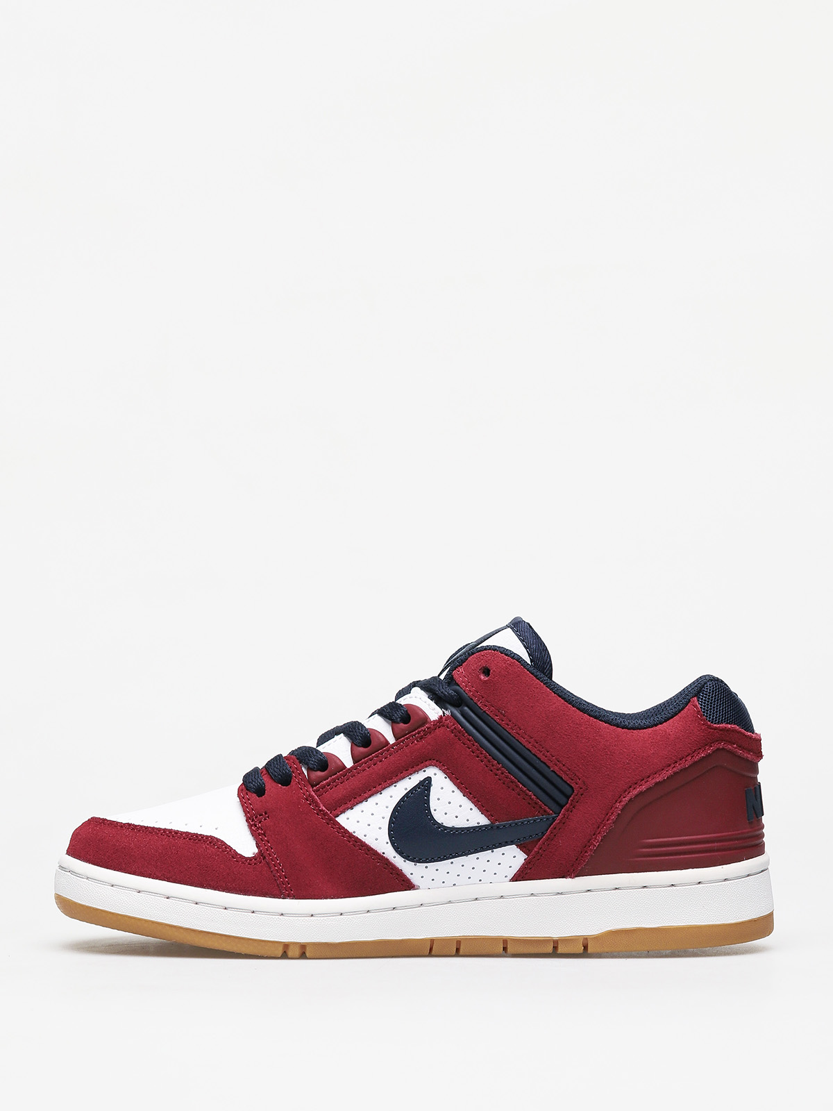 Nike SB Air Force II Low Shoes (team red/obsidian white summit white)