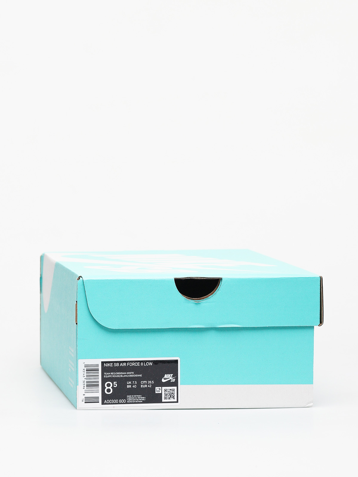 Nike SB Air Force II Low Shoes (team red/obsidian white summit white)