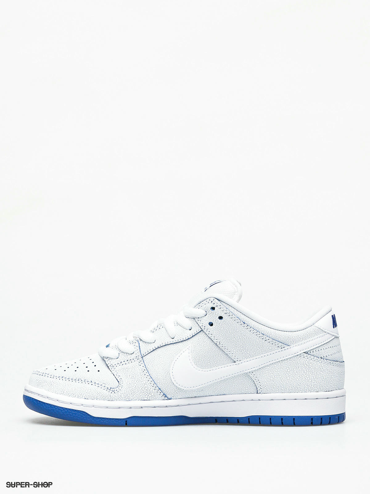 nike sb dunk low premium white game royal