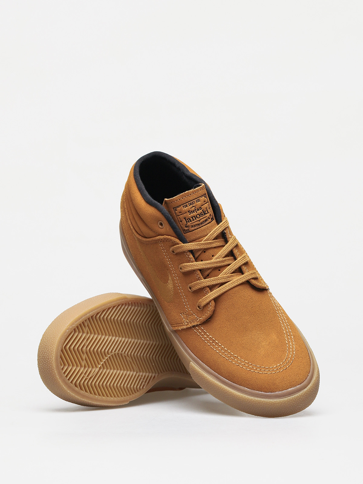 Nike SB Zoom Janoski Mid Rm Shoes (wheat/wheat black gum light brown)