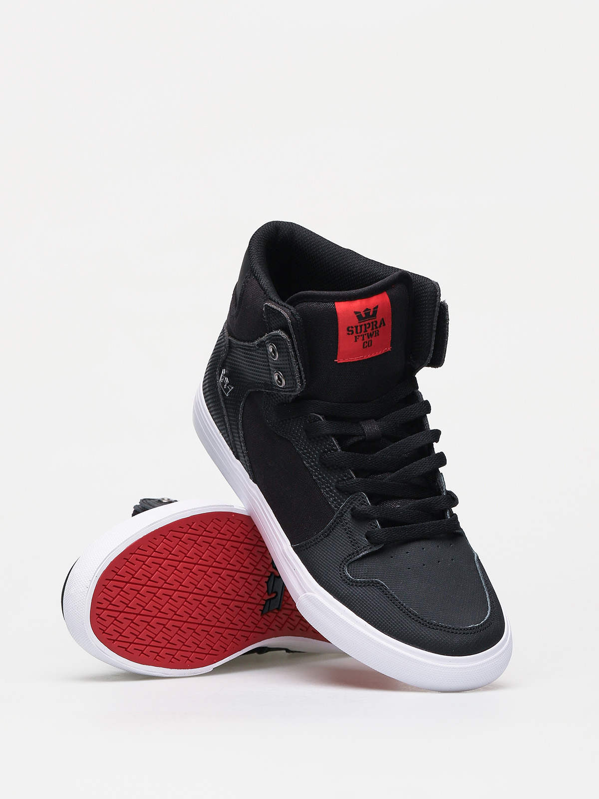 Supra Vaider Shoes (black tuf white)