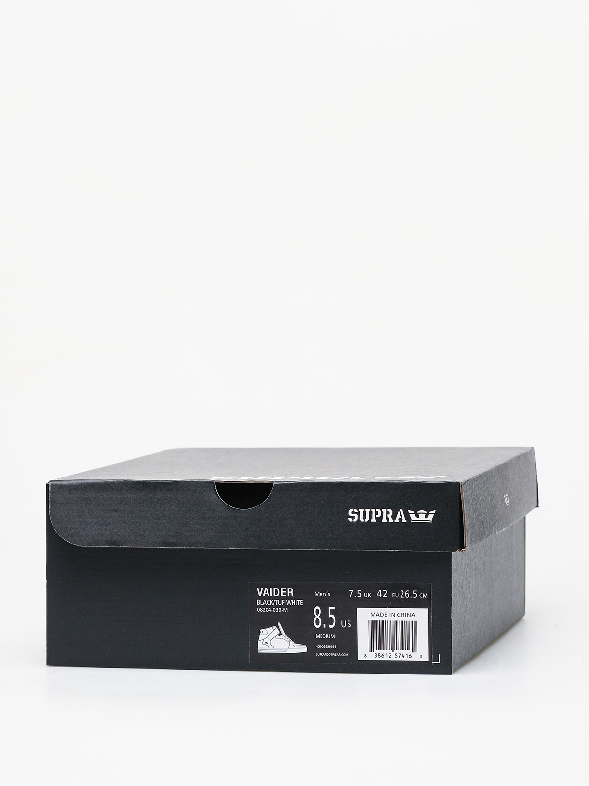 Supra Vaider Shoes (black tuf white)